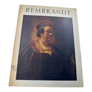 1950s Rembrandt Collectable Coffee Table Book of Lithographs/ Bookplates For Sale