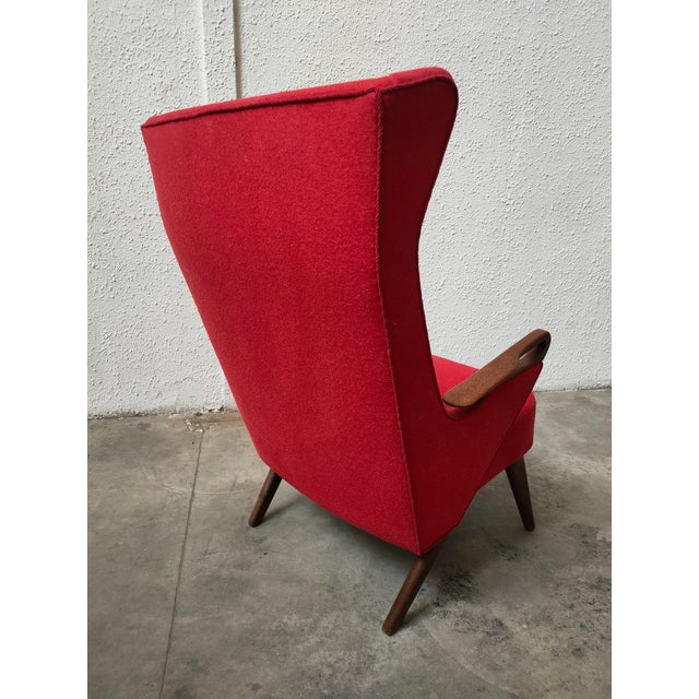1970s Mid-Century Modern Lounge Chair by Tela Chresten for Fidahl, Denmark, 1980 For Sale - Image 5 of 6