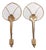 Vintage Wall Lights in Bronze, 1970s, Set of 2 For Sale