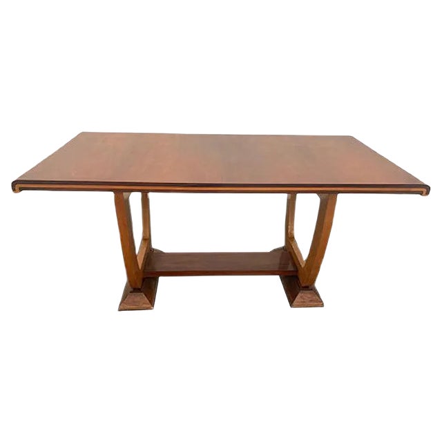Elm & Maple Dining Table, 1940s For Sale