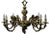Early 21st Century Brass Grapevine Chandelier For Sale - Image 5 of 7