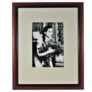 Michael Andreas Russ, Untitled, Woman with Flowers, Circa 1980 For Sale