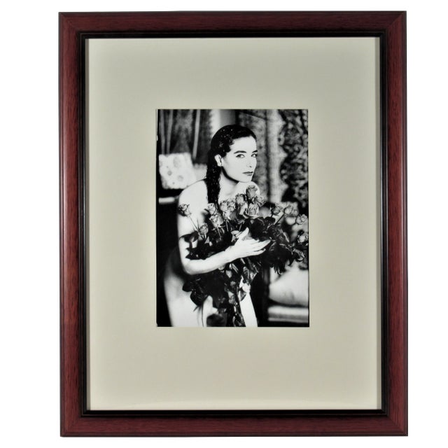 Michael Andreas Russ, Untitled, Woman with Flowers, Circa 1980 For Sale
