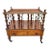 Mid 19th Century Vintage English Walnut Victorian Magazine Rack For Sale