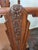 Chestnut 1930s French Art Deco Walnut Carved Asian Floral Motifs Set 4 Unusual For Sale - Image 8 of 11