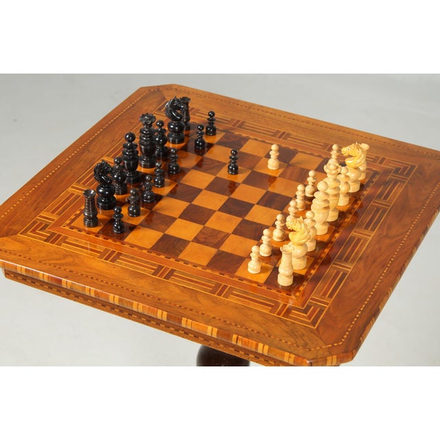 Late 19th Century Chess Table, 1890 For Sale - Image 3 of 13