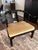 Chinoiserie Pair Vintage Century Furniture Black Lacquered Chinoiserie James Mont Armchair For Sale - Image 3 of 10