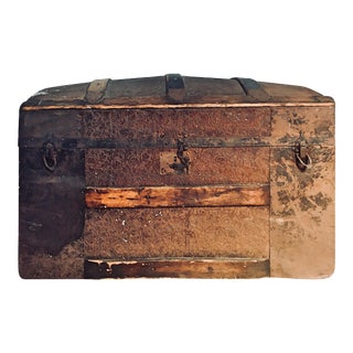 Victorian Steamer Trunk Circa 1885 For Sale