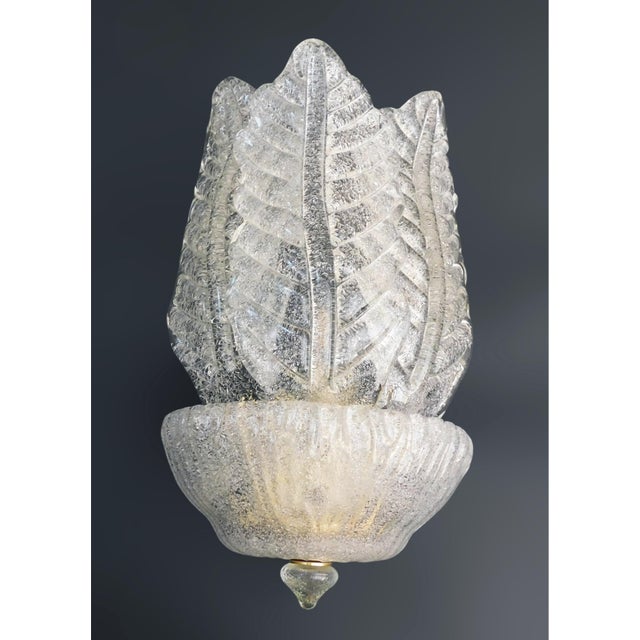 Italian 1960s Graniglia Leaves Sconce For Sale - Image 3 of 11