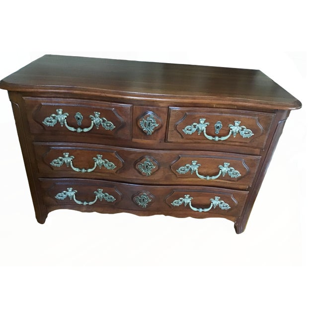 1980s Davis Cabinet Company Commode a La Regence - Solid Cherry French Regency Period For Sale