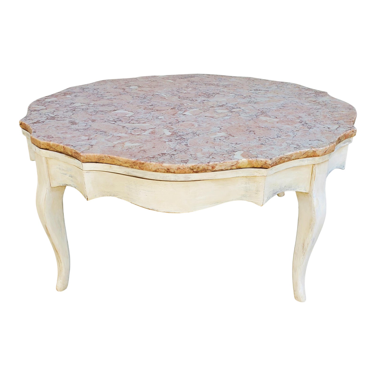 Vintage Italian Pink Marble Coffee Table Chairish