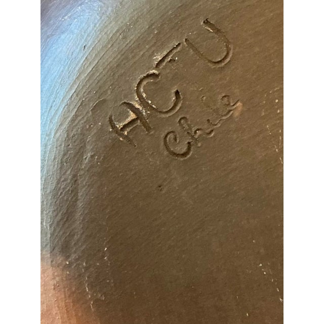 Late 20th Century Vintage Boho Terra Cotta Pig Bowl For Sale - Image 5 of 7