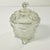 Indiana Glass Company Early 20th C. Antique Boho Chic Americana Pressed Glass Lidded Footed Candy Dish, Indiana Glass Attributed For Sale - Image 4 of 9