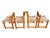 Wood Vintage 1970s Italian Hank Loewenstein "Padova" Beechwood & Rush Stacking Dining Chairs - Set of 4 For Sale - Image 7 of 14