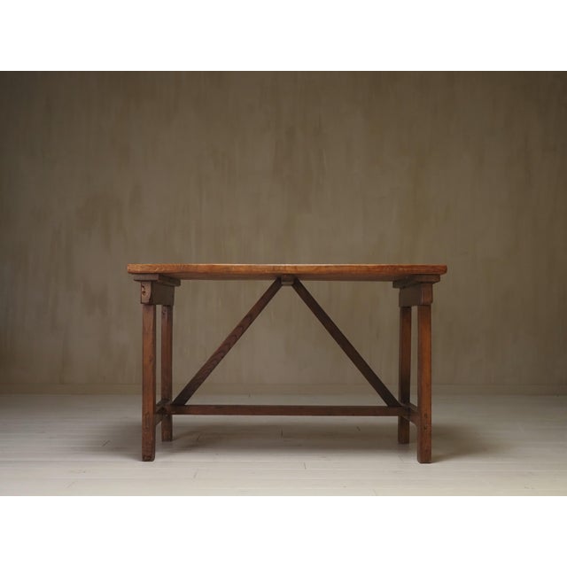 Vintage Italian Wooden Worktable For Sale - Image 16 of 16
