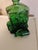 Glass 1960s Italian Emerald Green Glass Car Decanter For Sale - Image 7 of 8