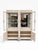 1970s Henredon Folio 10 Faux Goatskin Collection Pair of Display Cabinets For Sale In Boston - Image 6 of 13