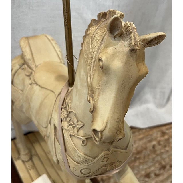 Plastic Limited Edition Indianapolis Children's Museum Replica Carousel Horse Statue With Coa For Sale - Image 7 of 16