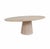 Matthew Izzo Home Jefferson Cerused Oak Oval Pedestal Dining Table For Sale - Image 10 of 10