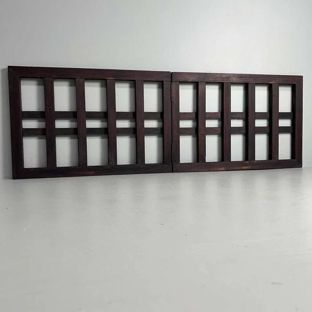 Boho Chic Shōwa Period Japanese Wooden Framework, 1950s For Sale - Image 3 of 11