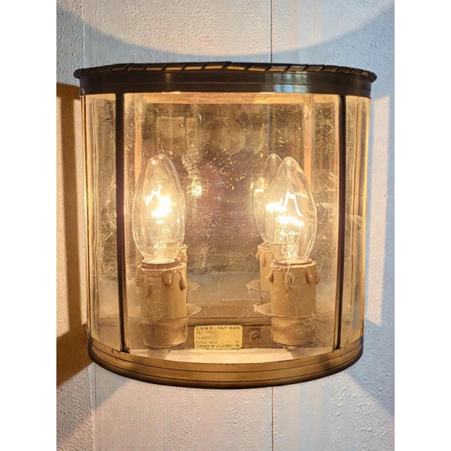 Napoleon III Style Wall Sconces in Copper, 1970s, Set of 2 For Sale - Image 9 of 10