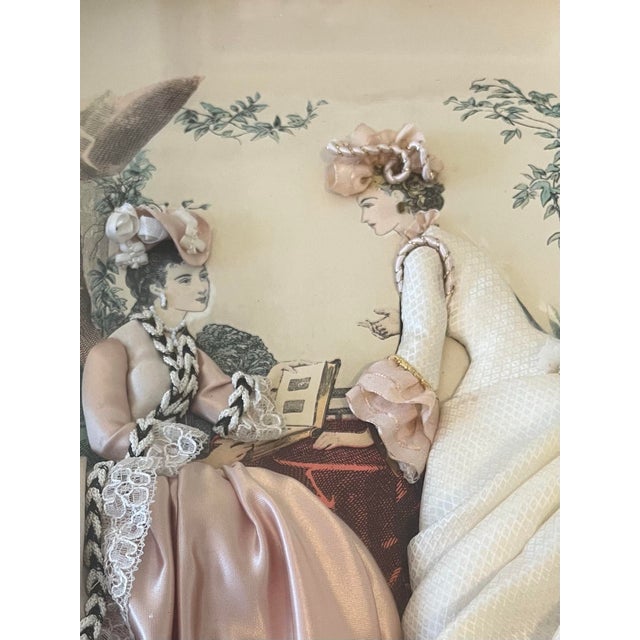 Early 20th Century French Antique La Mode Illustree Shadow Boxes For Sale - Image 4 of 12