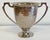 Metal Vintage Hammered Silverplate Trophy Vase For Sale - Image 7 of 10