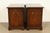 Baker Furniture Style Georgian Banded Flame Mahogany and Burlwood Three-Drawer Bedside Chests, Pair For Sale - Image 12 of 14