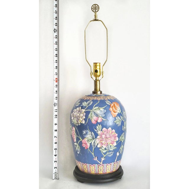 Chelsea House Inc Lamp Ginger Jar Restored For Sale - Image 4 of 13