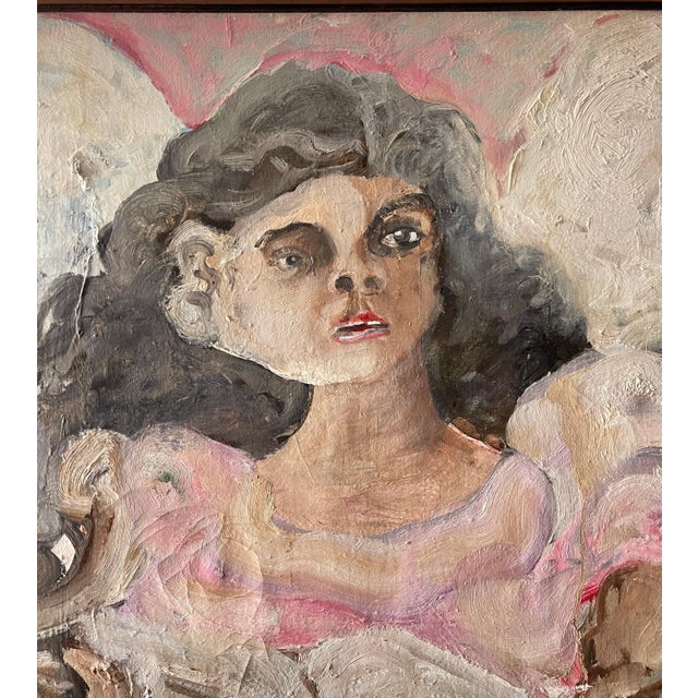 1980s Diego Barboza, Large Venezuelan Expressionist Oil Painting Diego Barboza Latin American Master, 1988 For Sale - Image 5 of 12