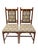 Arts and Crafts Side Chairs by Onder Den Sint Maarten, Walnut, 1900s, Set of 2 For Sale - Image 3 of 6