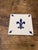 Vintage French Desvres Fleur-De-Lis Ceramic Tiles, 1960s, Set of 12 For Sale - Image 4 of 9