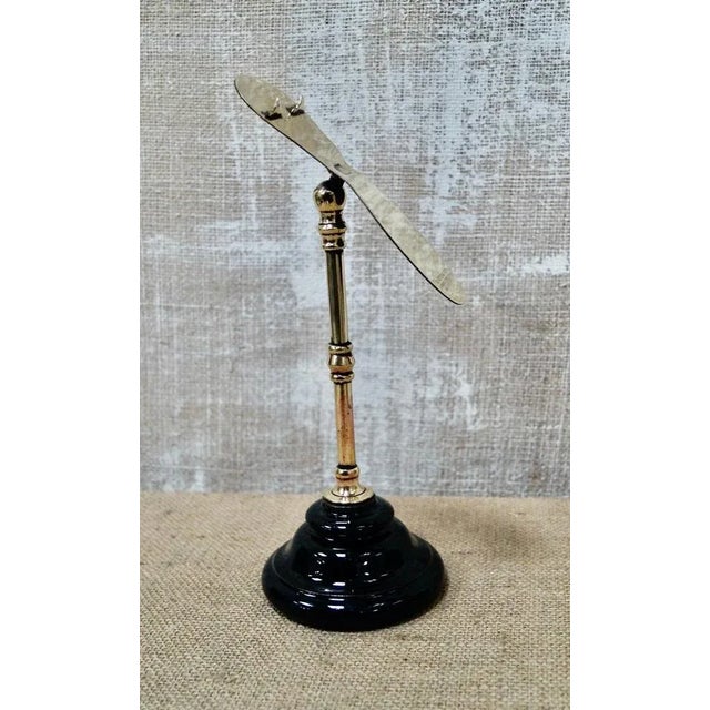 Victorian Brass Shoe Display Stand For Sale - Image 4 of 10