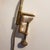 Gold Vintage Italian Adjustable Brass Gooseneck Clamp Lamp, 1960s For Sale - Image 8 of 9