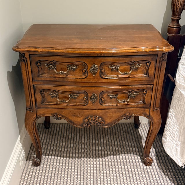 Hickory Chair Louis XV French Provincial Commode; Two Available For Sale - Image 9 of 11