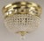 Metal Ceiling Light in Brass with Glass Beads from Bakalowits & Söhne, 1950s For Sale - Image 7 of 12