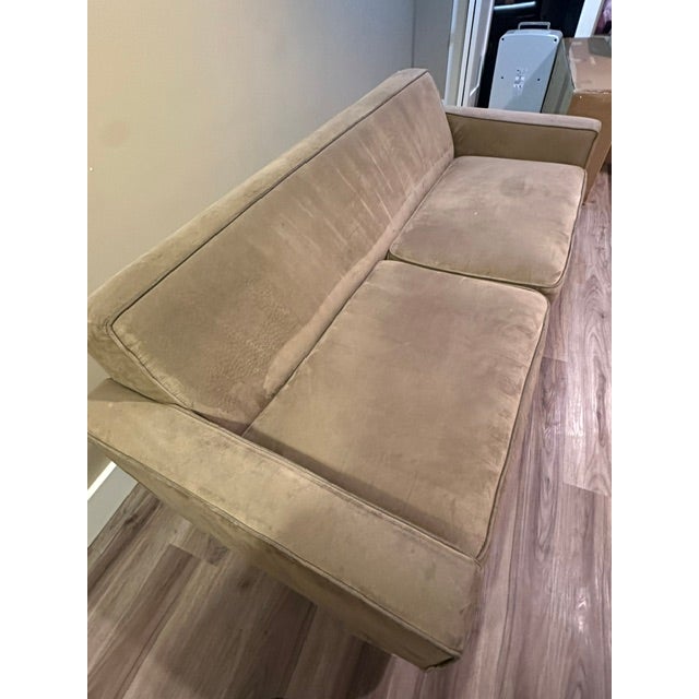 Beautiful two‑seat designer sofa by Thayer Coggin, created by noted designer Ralph Hays. This piece features clean...