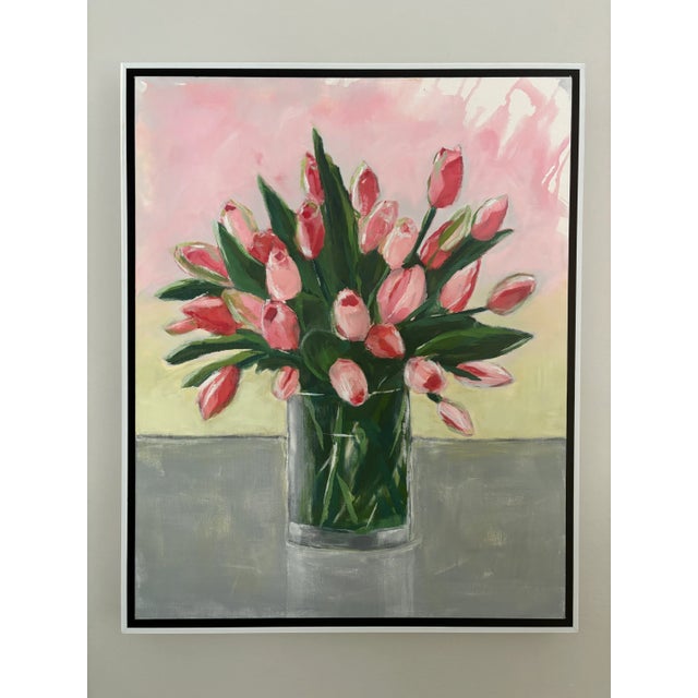 "Forever Spring" Original Floral Still Life Acrylic Painting by Linda McDonough For Sale - Image 10 of 12