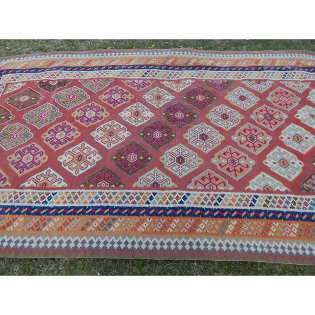 Vintage Anatolian Turkish Kilim Rug 5′1″ × 9′8″ For Sale In Philadelphia - Image 6 of 12