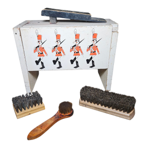 Wooden Shoeshine Box From the Classic 1961 Movie "Babes in Toyland", by Walt Disney Productions