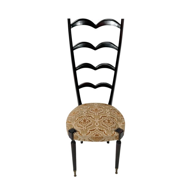 Mid-Century Modern High Back Side Chair from Paolo Buffa, 1950s For Sale - Image 6 of 13