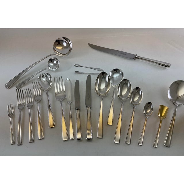 1980s New 1980s Silver Flatware,72 Pieces Set , Leighton. For Sale - Image 5 of 17