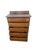 Wood Early 20th Century Oak Five-Drawer Tall Chest of Drawers For Sale - Image 7 of 17