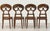 Biedermeier Early 19th Century Set of 4 Viennese Biedermeier Side Chairs For Sale - Image 3 of 5