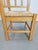 Brown Vintage Dutch Art Deco Style Corner Chair in Oak and Rush, 1950s, Set of 2 For Sale - Image 8 of 13