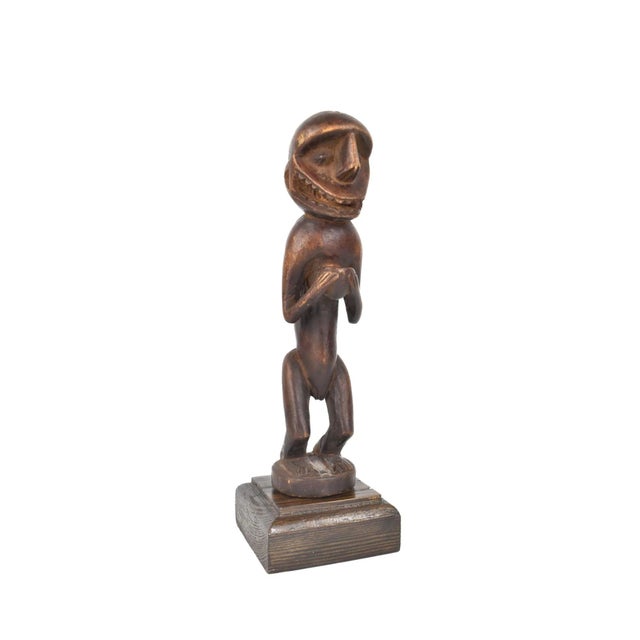 Early 20th Century Early 20th Century Ngbaka Miniature Figure 11.25 Inch For Sale - Image 5 of 6