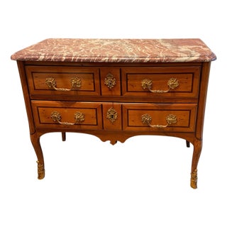 18th Century Marble Top French Commode For Sale
