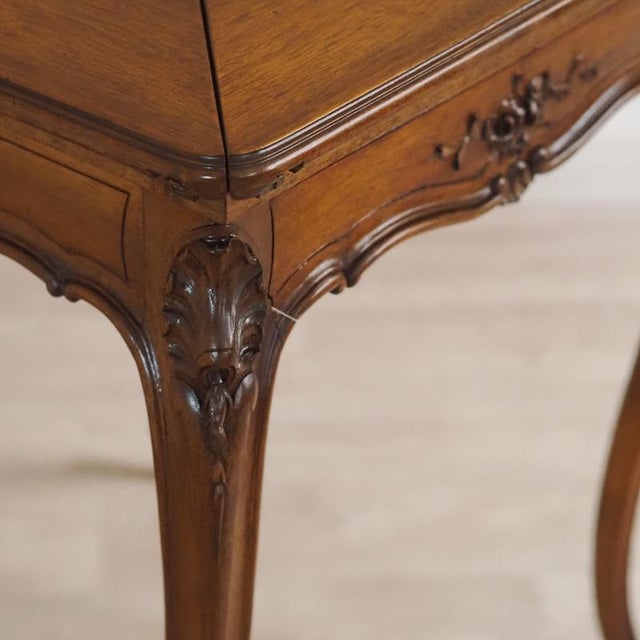 Antique Louis XV Oak Game Table, 1890 For Sale - Image 6 of 18