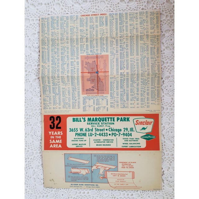 1960s 1965 Chicago, Illinois Map For Sale - Image 5 of 7