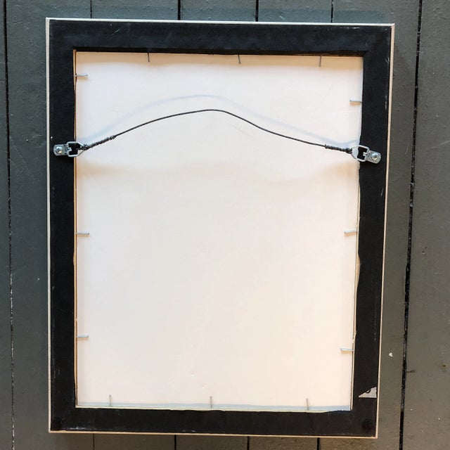 1970s Original Vintage Fun Female Nude Watercolor For Sale - Image 5 of 6